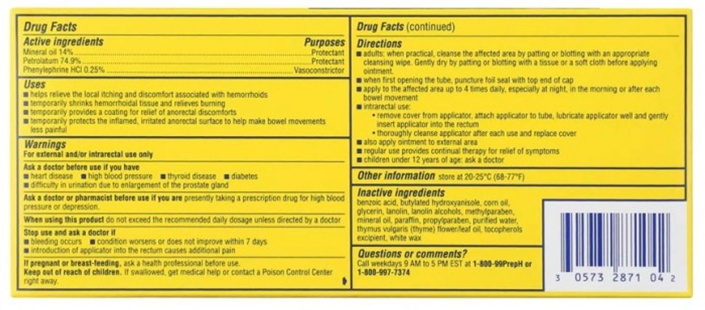 Kem Bôi hỗ trợ trĩ Preparation H Hemorrhoidal Ointment - 28g, Mỹ 2