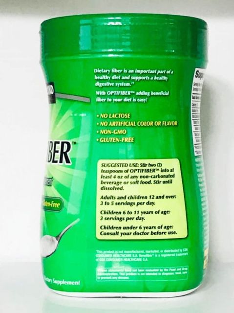 Bột Hòa Tan Bổ Sung Chất Xơ Optifiber 760gr (190 khẩu phần) Mỹ 4