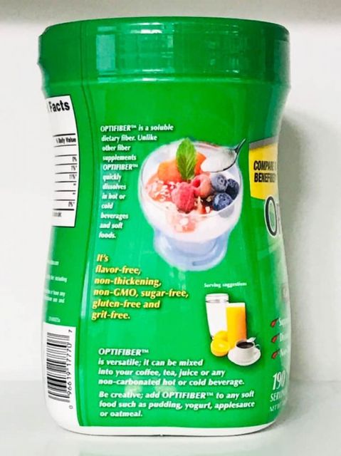 Bột Hòa Tan Bổ Sung Chất Xơ Optifiber 760gr (190 khẩu phần) Mỹ 3