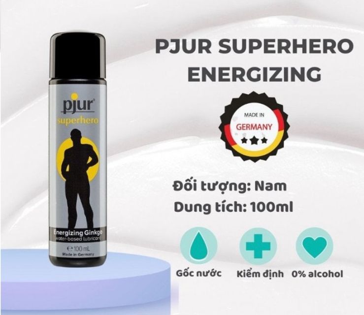 Gel Pjur Superhero Energizing Của Đức 2