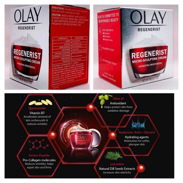 Kem dưỡng Olay Regenerist Micro-Sculpting Cream Hydrating Moisturizer 48g 1