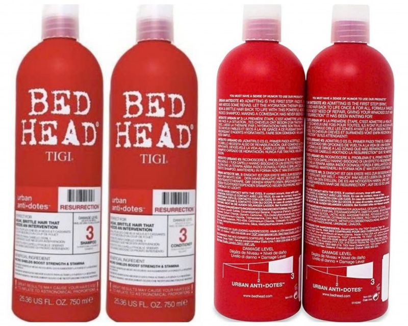 Set Dầu Gội Xả Bed Head Tigi Đỏ Urban Antidotes 750ml x2 chai, Mỹ 2