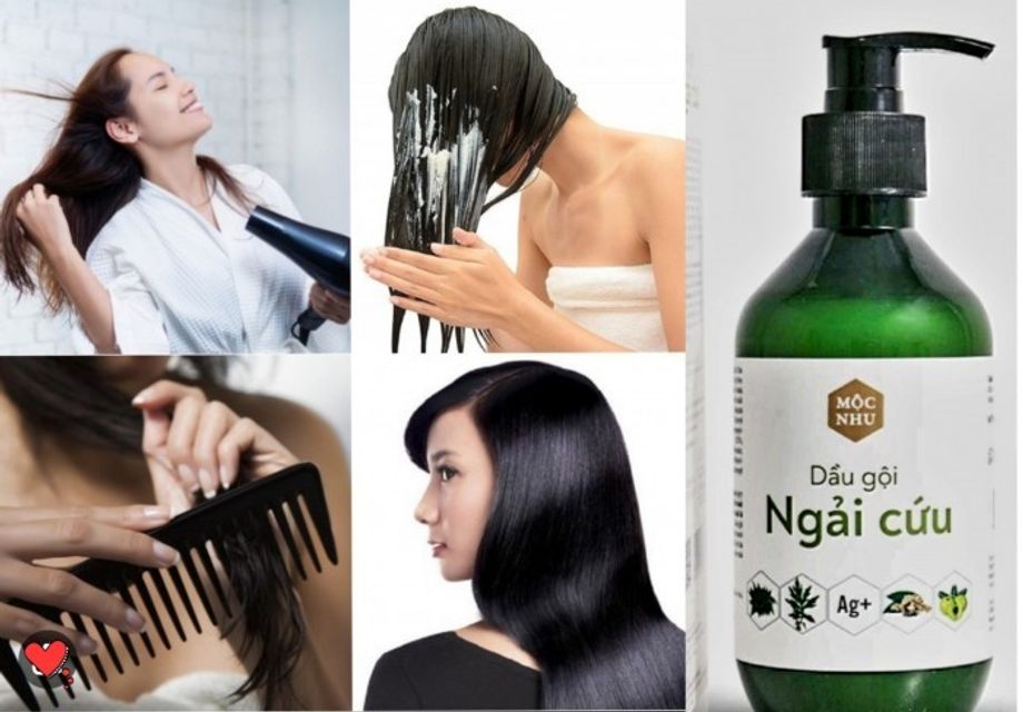 Dầu gội Ngải Cứu Mộc Nhu 300ml hỗ trợ giảm gàu 2