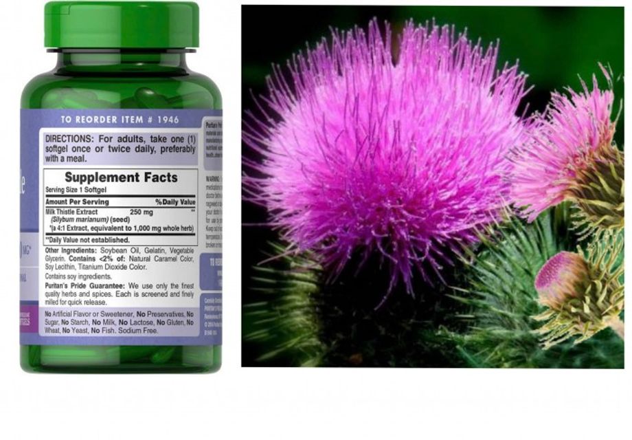 Viên uống hỗ trợ cho gan Milk Thistle 180 viên, hàng nhập Mỹ 2