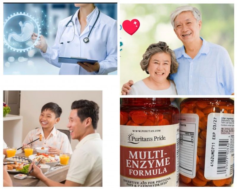 Viên uống men tiêu hóa Multi Enzyme Formula 100 viên, Mỹ 1