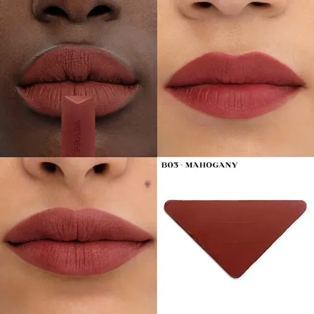 Son thỏi Prada Monochrome Hyper Matte B03 Mahogany 3