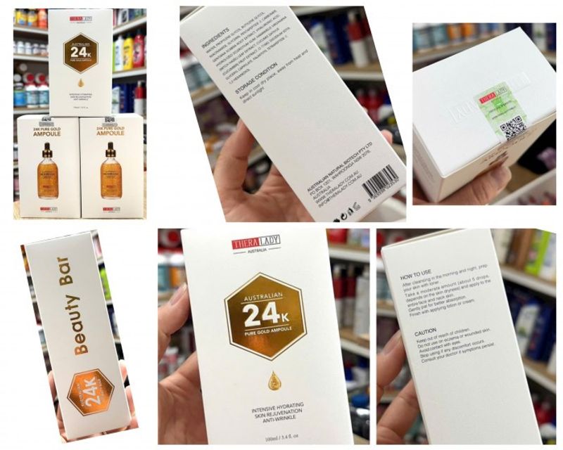 Serum vàng 24k Pure Gold Ampoule 100ml của Úc 1
