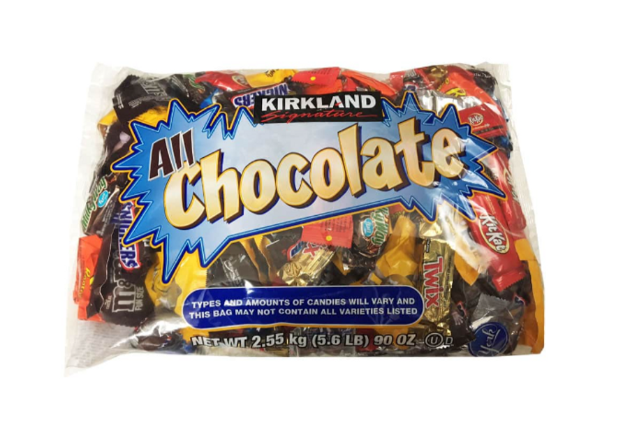 Socola Kirkland bịch 2.55kg Chocolate 9 loại 150 g&oacute;i ch&iacute;nh h&atilde;ng Mỹ 1