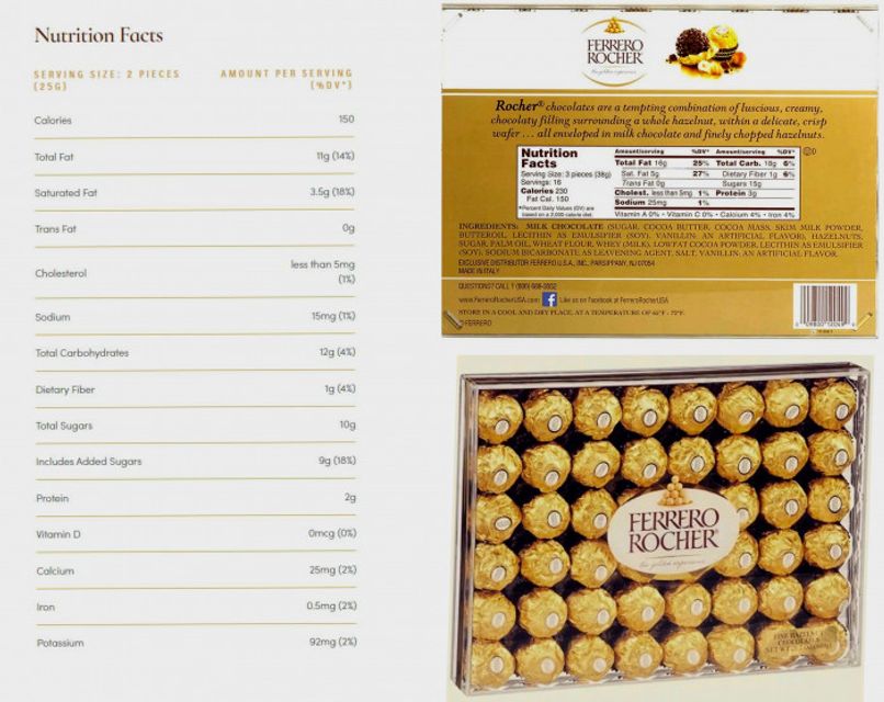 Hộp 48 viên Socola cao cấp Ferrero Rocher Chocolate, chính hãng Mỹ 3