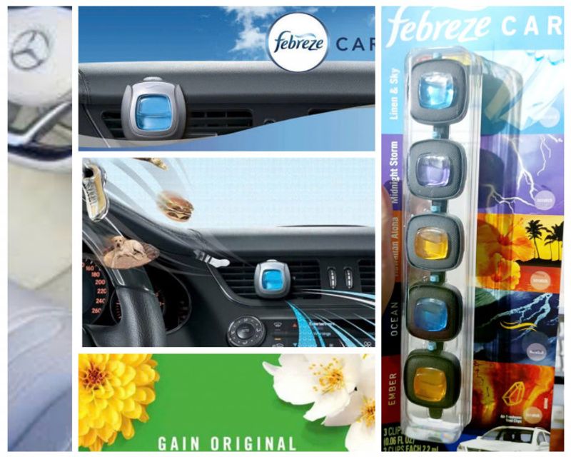 Nước hoa xe hơi Febreze Car set 5 cái x2ml, hàng nhập Mỹ 1