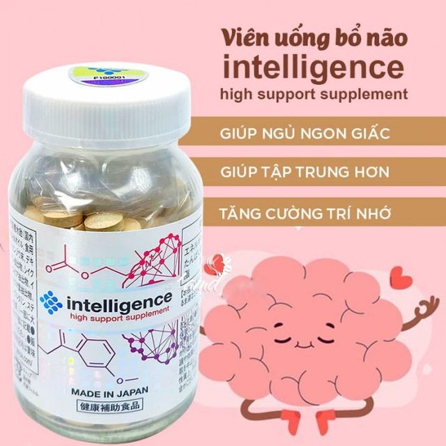 Viên uống hỗ trợ bổ não GH Intelligence 270 viên Nhật Bản 1