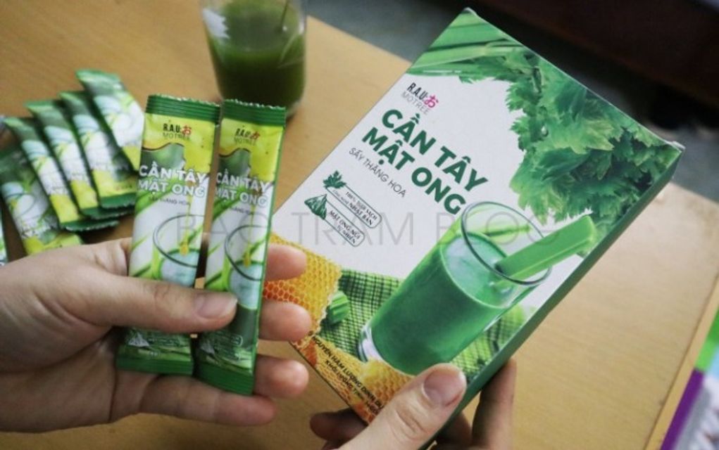 Bột cần tây mật ong Motree giúp đẹp đáng đẹp da (Hộp 14 gói) 3