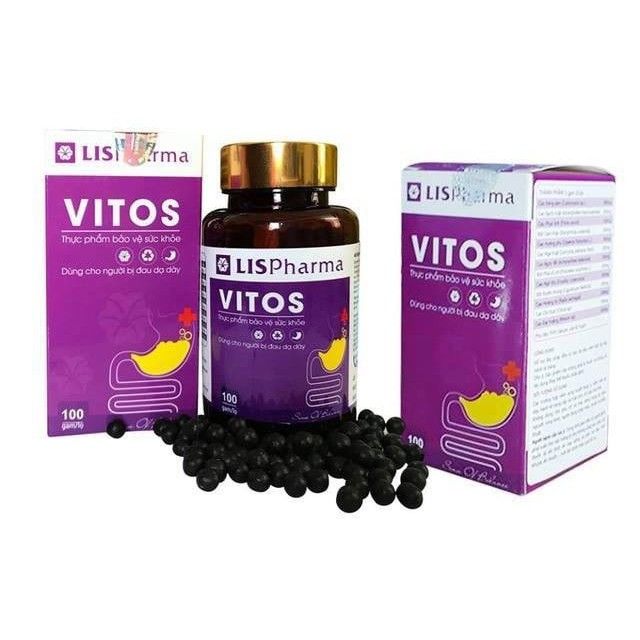 Vi&ecirc;n uống Vitos hỗ trợ dạ d&agrave;y hộp 100gr 1