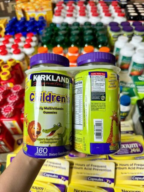 Kẹo dẻo Kirkland Children’s daily Multivitamin gummies 160 viên Mỹ 2