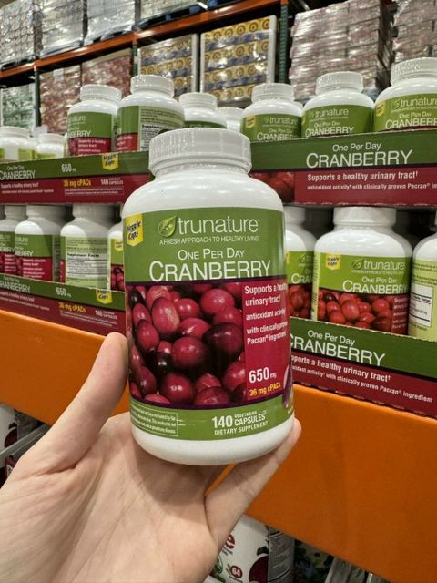 Viên uống hỗ trợ nam giới Trunature Cranberry 650mg 140 viên 1