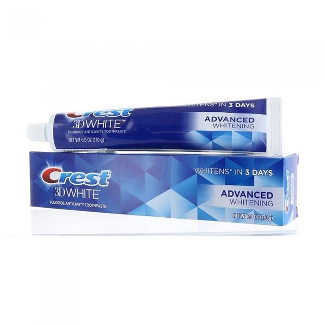Kem đ&aacute;nh răng Crest 3D White Advanced 147gr của Mỹ 2