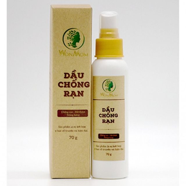 Dầu Tinh Chất Chống Rạn Da Wonmom 70g Làm Mờ Sẹo, vết rạn 1