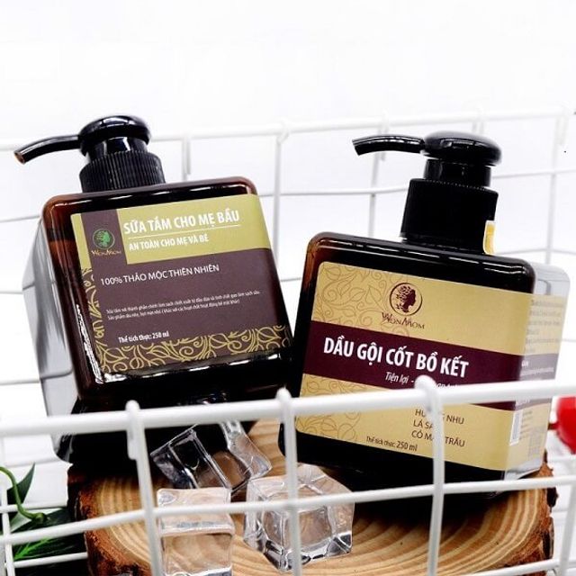 Dầu Gội Cốt Bồ Kết Wonmom Hỗ Trợ Sạch Gàu, Nuôi Dưỡng Tóc Đen Mượt 2