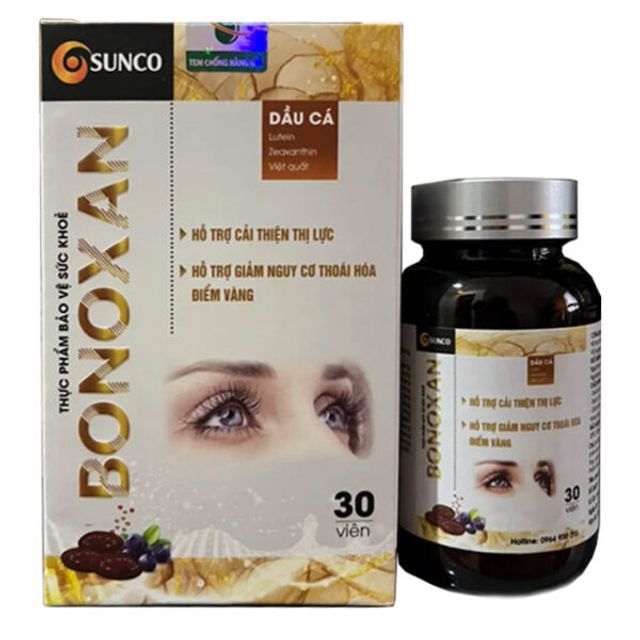 Bonoxan Dinh Dưỡng Gi&uacute;p Cho Đ&ocirc;i Mắt S&aacute;ng Khỏe 1