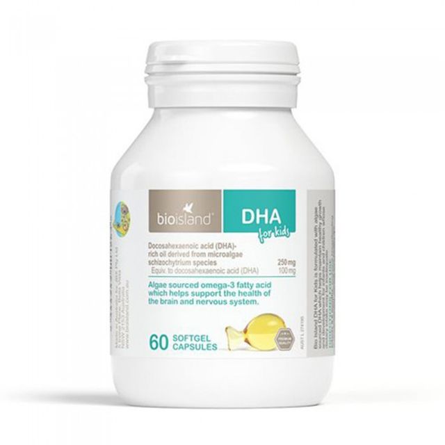 Vi&ecirc;n uống tăng cường DHA cho trẻ Bioisland DHA 60 vi&ecirc;n 1