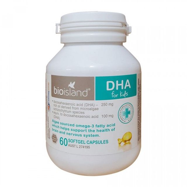 Vi&ecirc;n uống tăng cường DHA cho trẻ Bioisland DHA 60 vi&ecirc;n 2