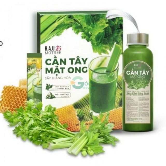 Bột cần tây mật ong Motree giúp đẹp đáng đẹp da (Hộp 14 gói) 1