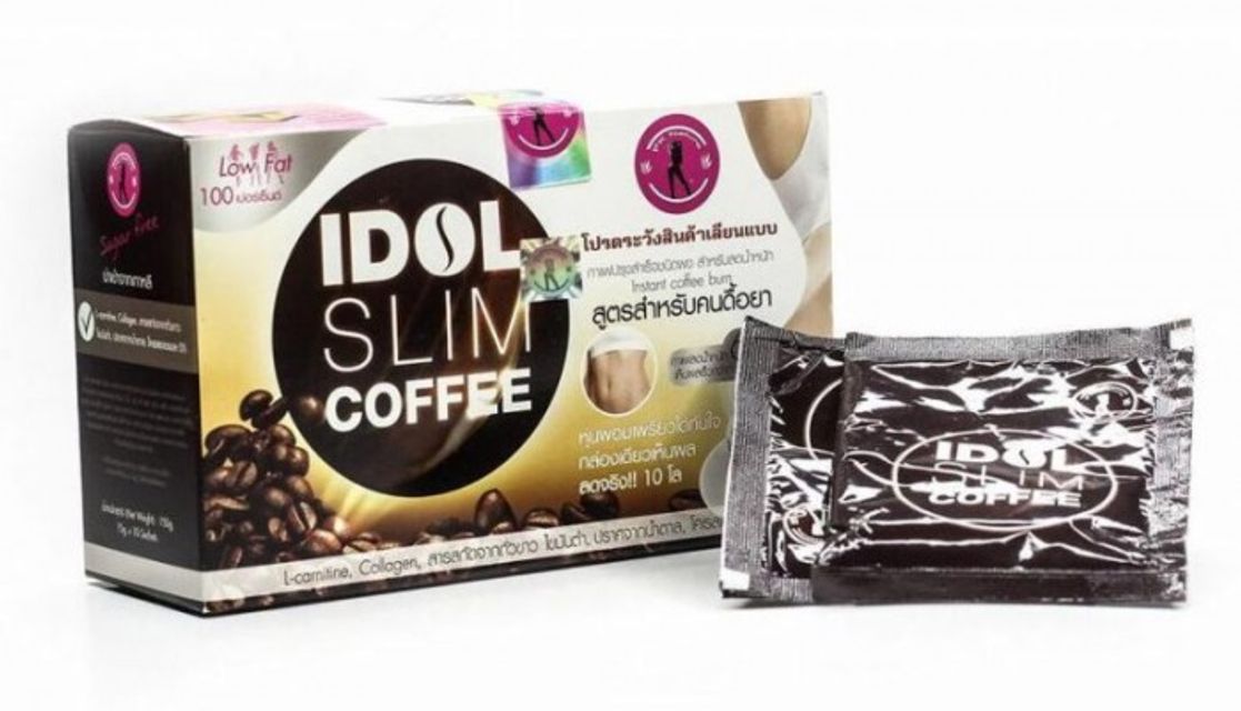 Cà phê hỗ trợ giảm cân Idol Slim Thái Lan hộp 10 gói 1