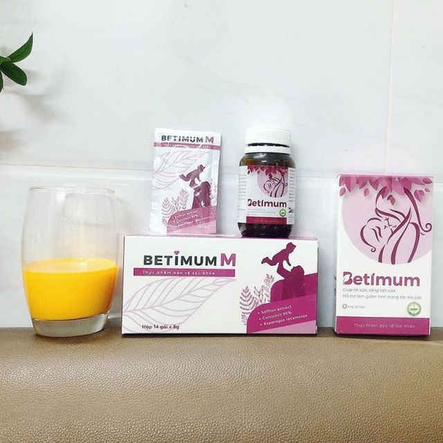 Bột pha lợi sữa cốm sau sinh Betimum-M Hỗ Trợ Giảm Căng Thẳng 1