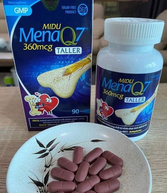 Midu MenaQ7 360mcg Hỗ trợ phát triển chiều cao cho trẻ 3