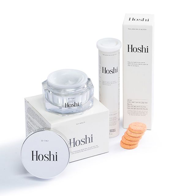 Mỹ phẩm Hoshi Nhật Bản giúp giảm nếp nhăn, chăm sóc và dưỡng trắng da 1
