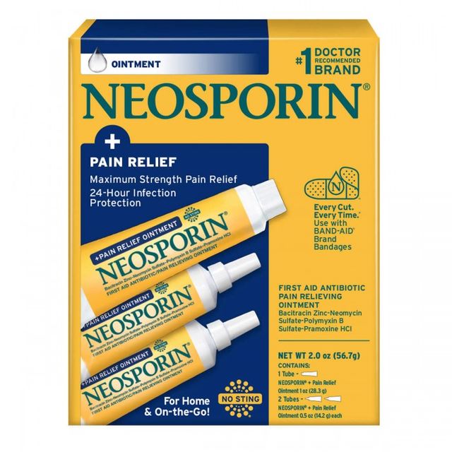 Set 3 kem mỡ kh&aacute;ng vi&ecirc;m, liền sẹo Neosporin Original Ointment Mỹ 2