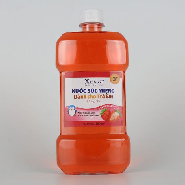Nước Súc Miệng Cho Bé Xcare Hương Tự Nhiên Lọ 500ml 2