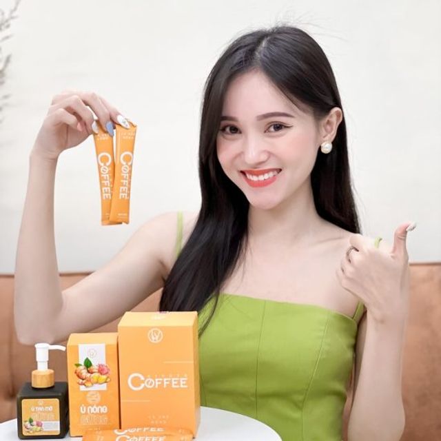 Ginger Coffee Cốt C&agrave; Ph&ecirc; Gừng Hỗ Trợ  Giảm C&acirc;n Nhanh Hộp 20 g&oacute;i 2