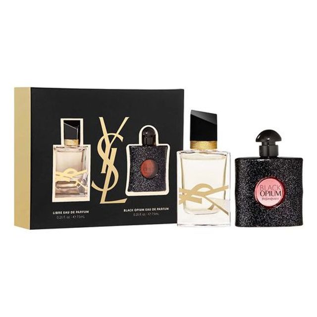 Set Nước Hoa Nữ  YSL Mini Black Opium & Libre EDP (7.5x2ml) 1