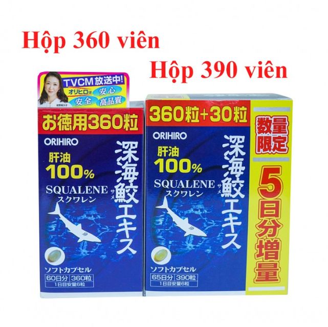 Viên uống Squalene Orihiro bổ khớp Nhật Bản 3
