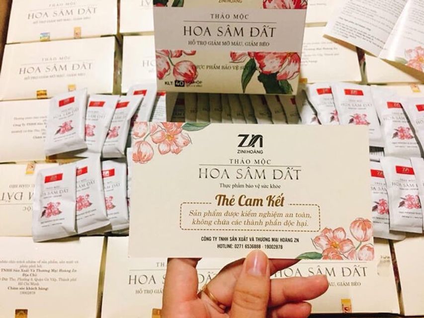 Viên uống Hoa Sâm Đất Hộp 20 gói – Viên uống giúp tan mỡ giảm cân 3