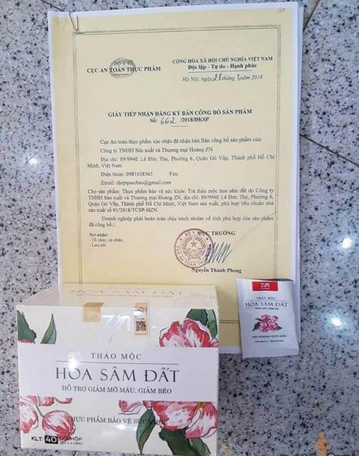 Viên uống Hoa Sâm Đất Hộp 20 gói – Viên uống giúp tan mỡ giảm cân 2