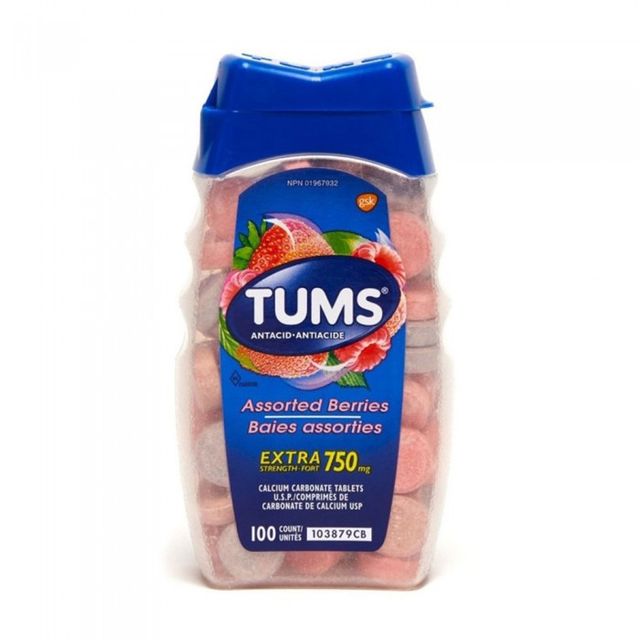 Vi&ecirc;n nhai hỗ trợ dạ d&agrave;y TUMS Extra Strength 750 của Mỹ 100 vi&ecirc;n 3