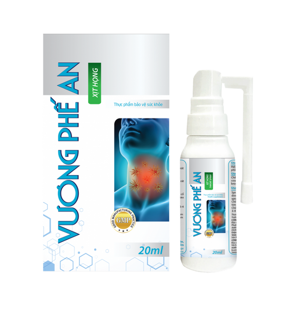 Xịt Họng Vương Phế An – Hỗ Trợ Giảm Ho (Hộp 20ml) 1
