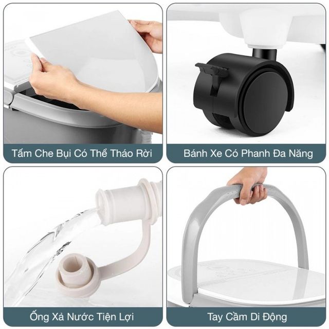 Bồn ng&acirc;m ch&acirc;n thải độc OKACHI JP-250 cao cấp 3