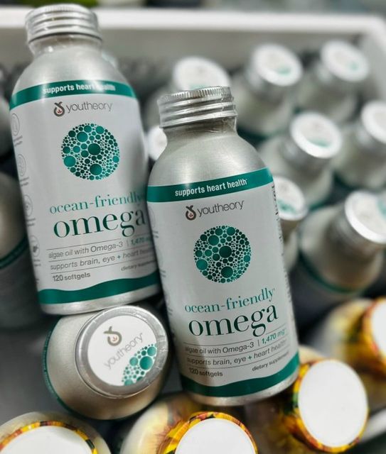 Viên uống dầu cá ocean friendly omega Youtheory 120 viên Mỹ 1