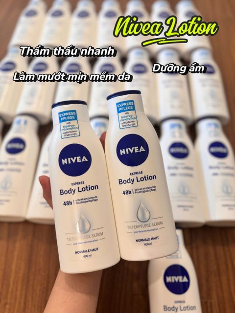 Sữa Dưỡng Thể Nivea Body Lotion Express 400ml  - Hàng Nội Địa Đức 2