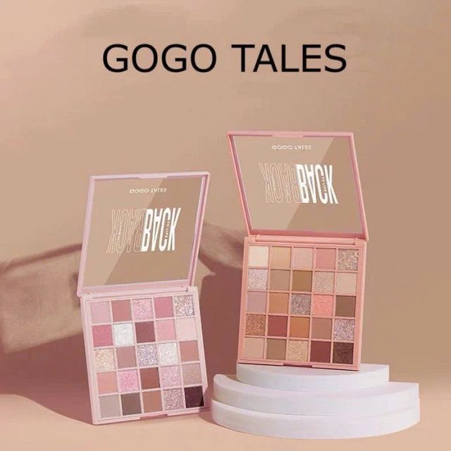 Bảng Phấn Mắt Gogo Tales Màu 201 Rose Yam Purple 25 Ô - Tone Hồng Lạnh 2