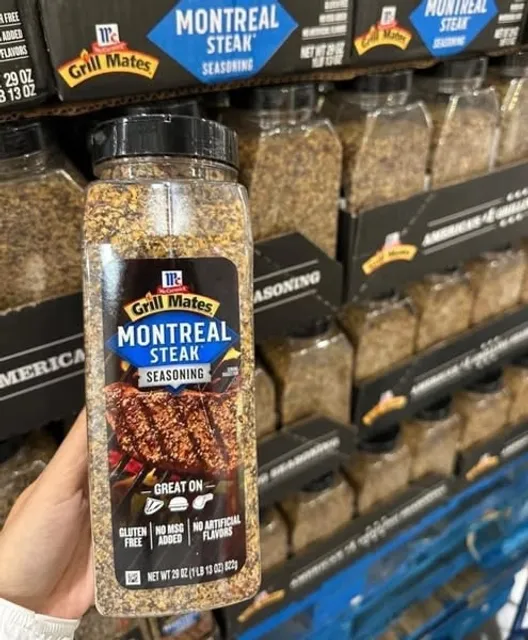 Gia vị ướp thịt b&ograve; steak Grill Mates Montreal Steak