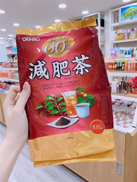 Tr&agrave; Giảm Mỡ Bụng Genpi Tea Orihiro 60 G&oacute;i 10/25