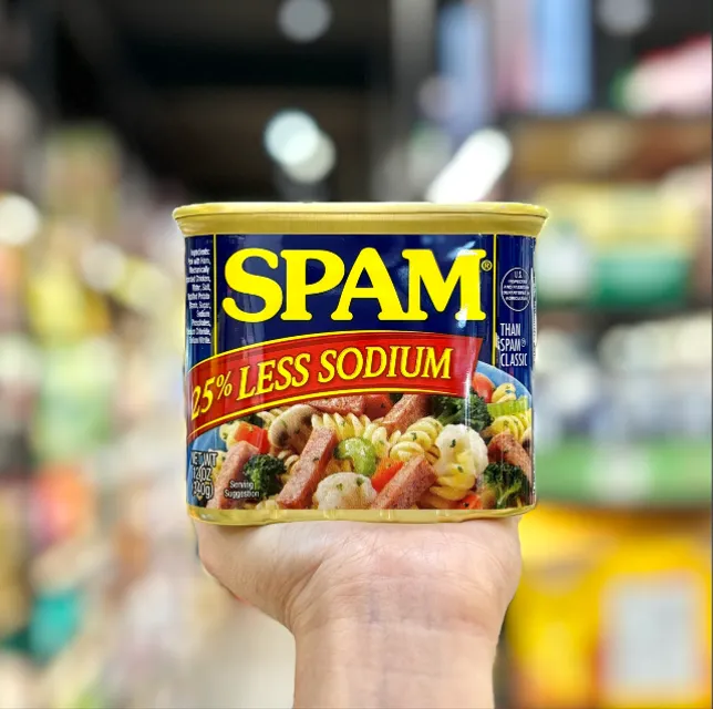 Thịt Hộp Spam Less Salt 340G