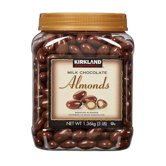 Socola Sữa Hạnh Nh&acirc;n Almonds Kirkland Signature Milk Chocolate 1.36kg