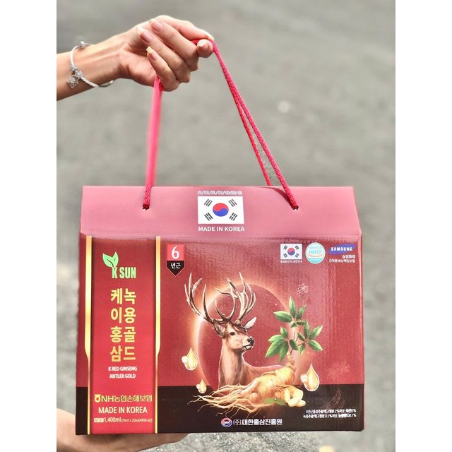 Nước hồng s&acirc;m nhung hươu 70ml x 20 g&oacute;i
