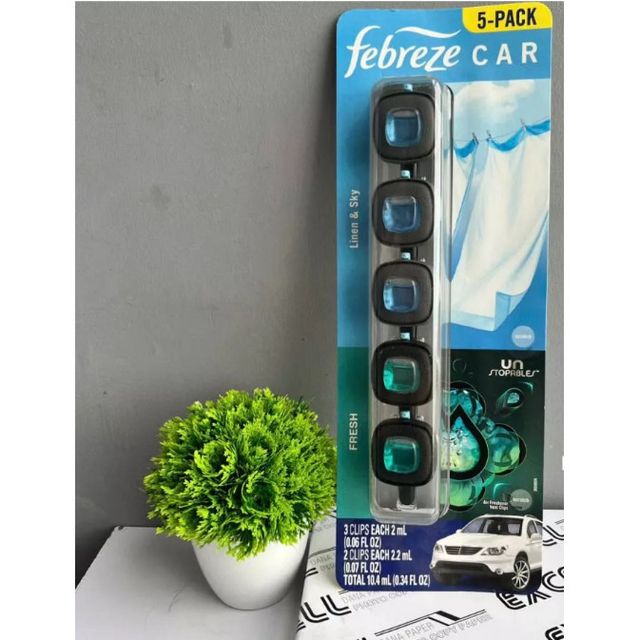 Tinh dầu thơm xe hơi Febreze Air Freshener Car Vent Clips