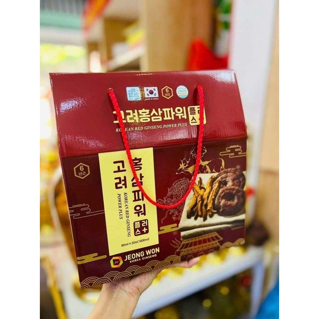 Nước uống hồng s&acirc;m linh Plus linh chi HQ 80ml
